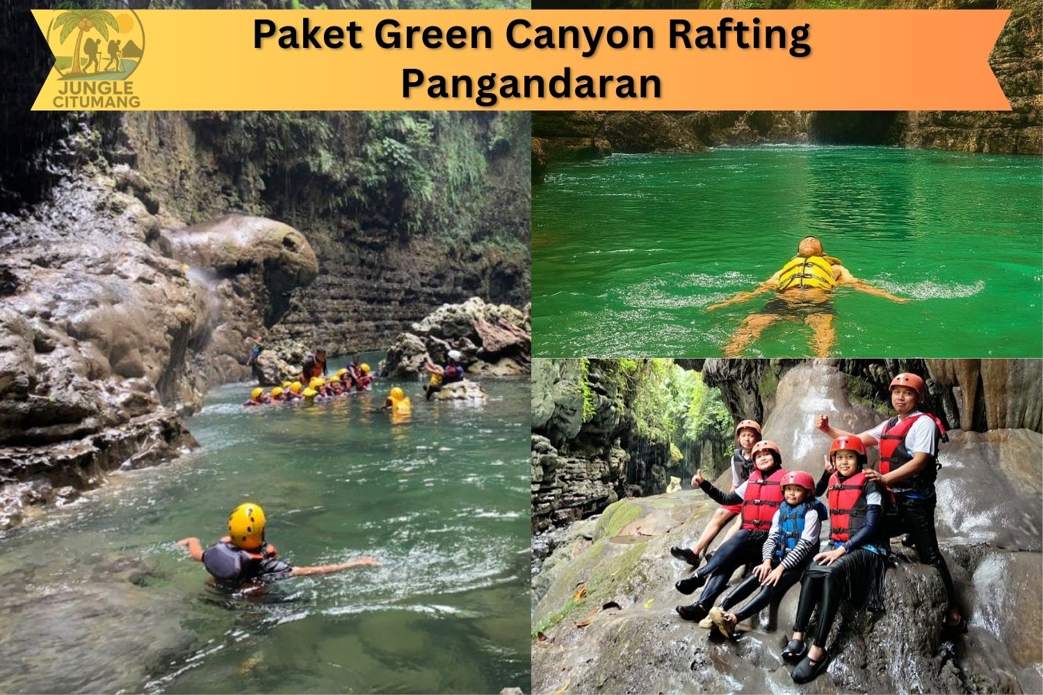 Paket Green Canyon Body Rafting Pangandaran