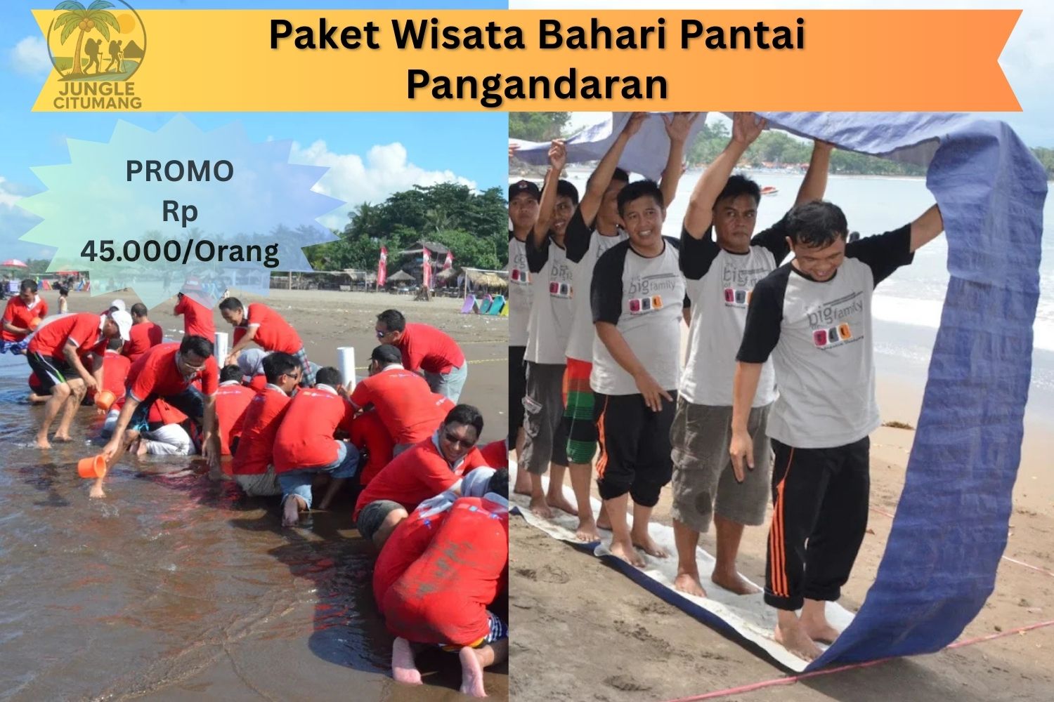 Paket Outbound Pantai Pangandaran